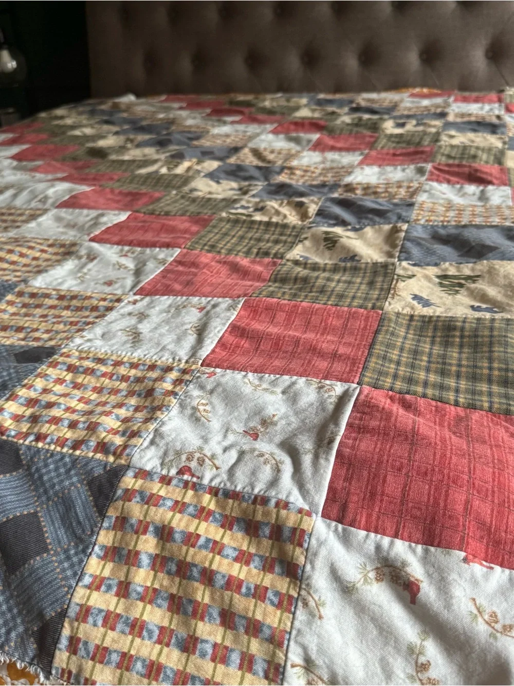 Handmade Denim Rag Quilt 64